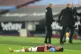 West Ham United's Pablo Fornals lays on the floor after the