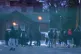 People at Napier Barracks in Folkestone after emergency serv