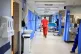 View of an NHS hospital ward
