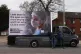 Digital ad board outside the Salford Royal Hospital, Manches