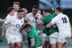 England's Maro Itoje gets in to an altercation with Ireland'