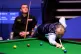 Mark Williams in action during day five of the Betfred World