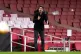 Arsenal manager Mikel Arteta gestures on the touchline durin