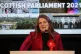 Scottish Labour Mercedes Villalba makes a speech after being