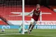 Arsenal's Emile Smith Rowe celebrating scoring against West 