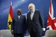 Prime Minister Boris Johnson (right) meets with Ghana's Pres