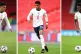 (Left to right) England's Jadon Sancho, Marcus Rashford and 