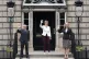 First Minister Nicola Sturgeon (centre) welcoming Scottish G