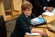 First Minister Nicola Sturgeon presents her government's Pro