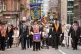 Members of the County Grand Orange Lodge take part in the an