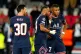 FOOTBALL’S FINEST: PSG stars Lionel Messi (left) Neymar Jr