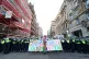 Police officers watch over members of Extinction Rebellion d
