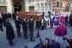 Pall bearers carry the coffin of Sir David Amess, from Westm