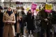 People take part in a protest outside Downing Street in West