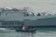 A group of people are brought in to Dover, Kent, by Border F
