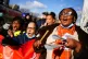 Hospital workers attend a rally outside the Royal London Hos