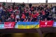 A ‘You'll never walk alone’ banner in the colours of the