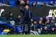 Everton manager Frank Lampard reacts on the touchline during