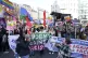 People take part in the Stand up to Racism march in central 