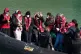 A group of people are brought in to Dover, Kent, onboard a B