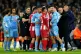 Tempers flare during the Uefa Champions League Quarter Final