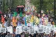 Activists from Extinction Rebellion demonstrate on Oxford St