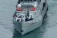 A group of people are brought in to Dover, Kent, onboard Bor