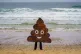 Campaigners gather on Fistral Beach, Newquay, as they take p