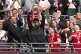 Liverpool manager Jurgen Klopp celebrates with the trophy af