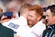 England's Ben Stokes (left) and Jonny Bairstow celebrates vi