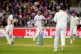 England�s James Anderson celebrates taking the wicket of I