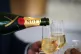 Moet and Chandon champagne being poured into glasses