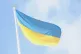 The Ukrainian flag is flown above 10 Downing Street in Londo