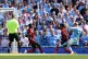 Manchester City's Kevin De Bruyne scores their side's second