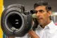 Rishi Sunak looks at an anti tank launcher, supplied to Ukra