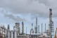 General view of the Exxon Mobil oil refinery at Fawley near 