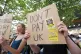 Protesters supporting Don't Pay UK outside Ofgem HQ in Canar