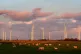 A general view of a wind farm