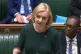 Prime Minister Liz Truss speaking in the House of Commons, L
