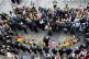 Members of the public during an Accession Proclamation Cerem