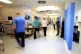 Staff on a NHS hospital ward at the Royal Liverpool Universi