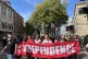 People take part in a march calling for Welsh independence i