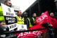 Aslef General Secretary Mick Whelan (right) at a picket line