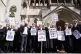 File photo dated 04/07/22 of criminal defence barristers out