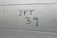 Graffiti pictured in the concourse of the away end at Anfiel