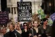 Demonstrators take part in the March of the Mummies national