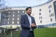 Health Secretary Humza Yousaf during a visit to Victoria Hos