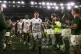 England's Owen Farrell leads his team off the field after th