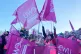 Members of the Communication Workers Union (CWU) demonstrate