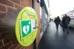 File photo dated of an emergency defibrillator on a wall. A 